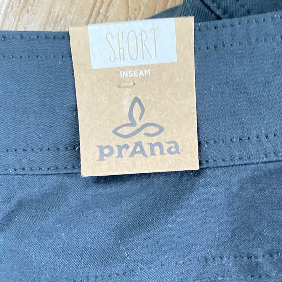 PrAna Black Halle Pant Zion Size 0 Short Inseam Relaxed Fit Mid Rise NWT - Picture 5 of 10